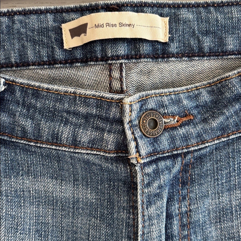 Levis Mid Rise Straight‎ Jeans Vintage women's size 12 - Picture 9 of 9
